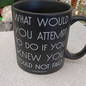 Motivational Black Mug